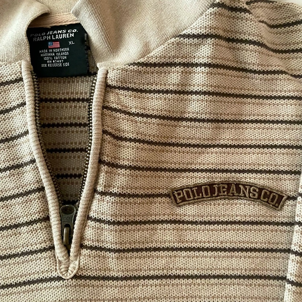 ralph lauren collared sweatshirt